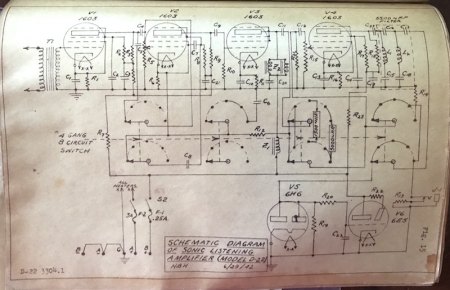 A History of the U.S. Navy on Ocracoke Schematics for sonic listening devices